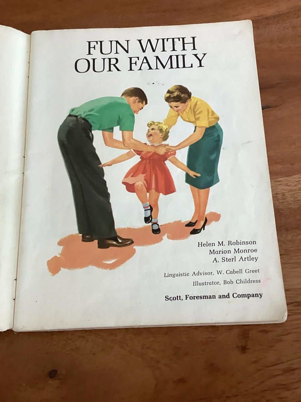 Vtg. 1962 FUN WITH OUR FAMILY The New Basic Readers from the Classic
